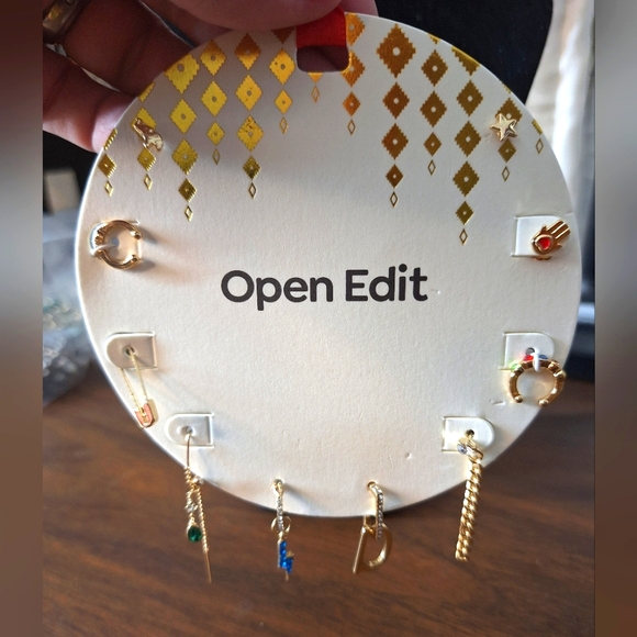 Nordstrom Jewelry - Nordstrom Open Edit earrings gift set letter D